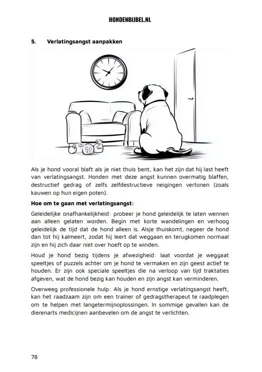 Fragment uit De Hondenbijbel — pagina 6